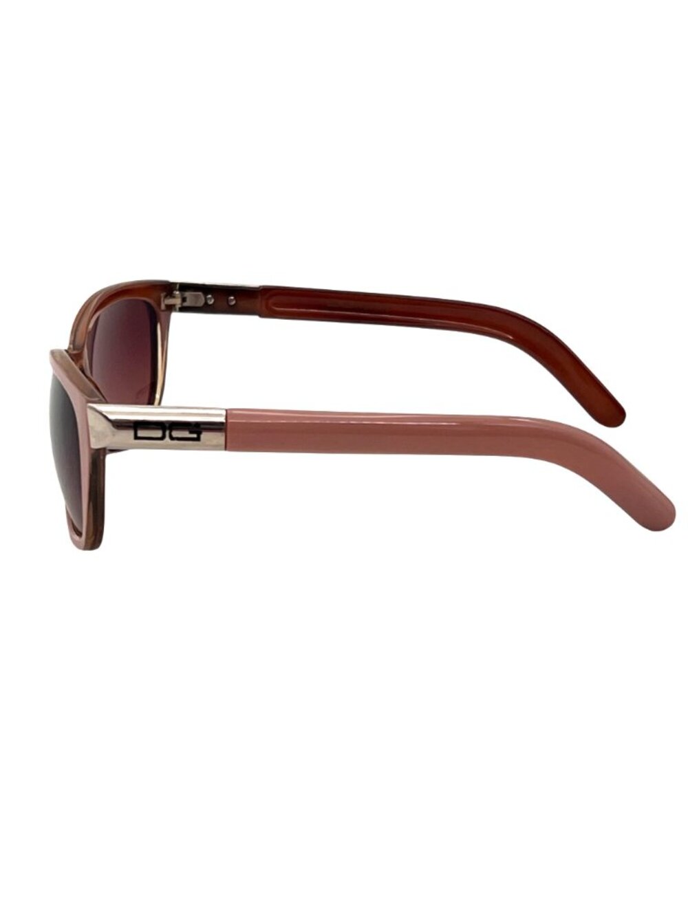 DG Dolce & Gabanna Womens Sunglasses 26363 Pink Frame With Brown Gradient Lenses - Picture 7 of 15